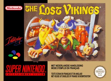 Lost Vikings, The (France) (En,Fr) box cover front